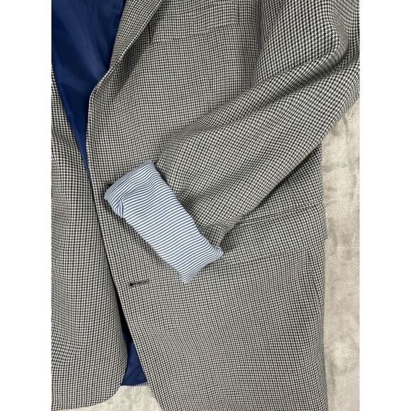 Tommy Hilfiger Mens Double Vented Blazer Sport Jacket Contrast Sleeve *READ  SZ - Picture 13 of 14